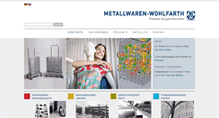 Desktop Screenshot of mw-wohlfarth.de